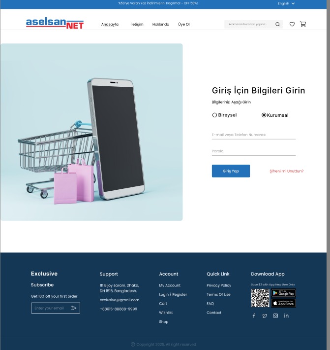 VBO E-Ticaret Platformu